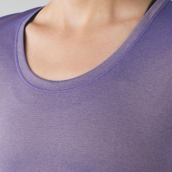 Lululemon Sweaty Or Not Crop Tee
Heathered Iris Flower / Gold size 8-10 - Picture 6 of 8